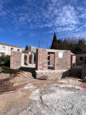 Maison Bio Sourcé / Chantier L’ilot Art Déko / Salon de Provence