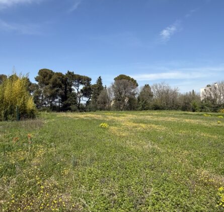 TERRAIN EN COLLINE VIABILISE AVEC VUE SUR LA VILLE - constrcuteur de maison - Villas la Provençale