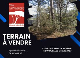 Vente Terrain d’Exception à Aubagne – Quartier des Solan