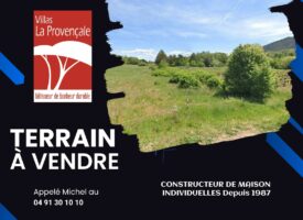 Terrain de 497 m² constructible à Brignoles