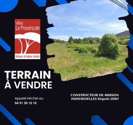 Terrain de 497 m² constructible à Brignoles - constrcuteur de maison - Villas la Provençale