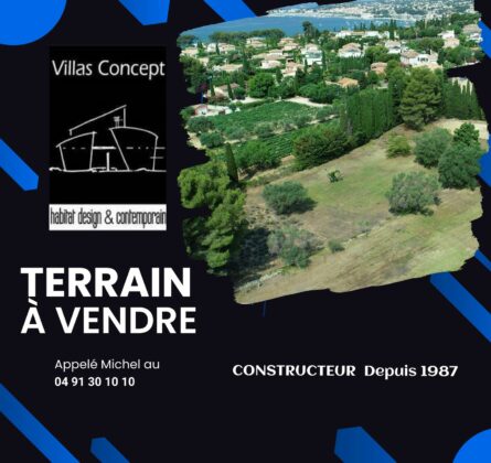 Terrain d’Exception à Sanary-sur-Mer - constrcuteur de maison - Villas la Provençale