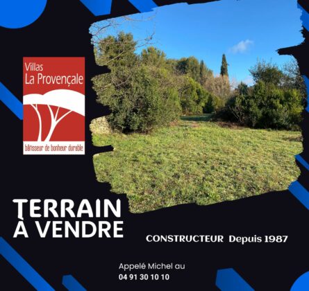 Terrain d’exception à Géménos – 900 m² pour votre futur projet ! - constrcuteur de maison - Villas la Provençale