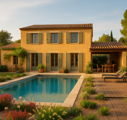 Mas provençal neuf au coeur de village - constrcuteur de maison - Villas la Provençale