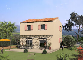 Maison neuve 3 chambres et jardin