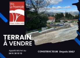 Un terrain d’exception avec vue panoramique à Allauch