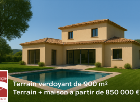 TERRAIN DE PRESTIGE – En Exclusivité- « Aux portes d’AIX »