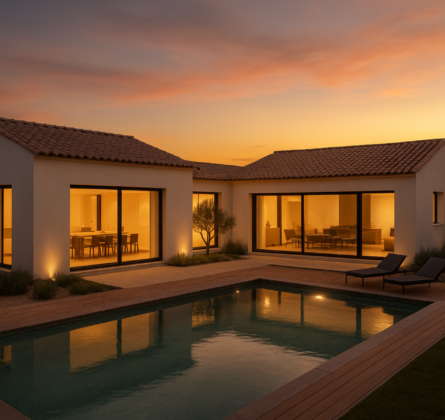 Exclusivité – Aux portes d »AIX – PROJET d’ARCHITECTE « personnalisé » - constrcuteur de maison - Villas la Provençale