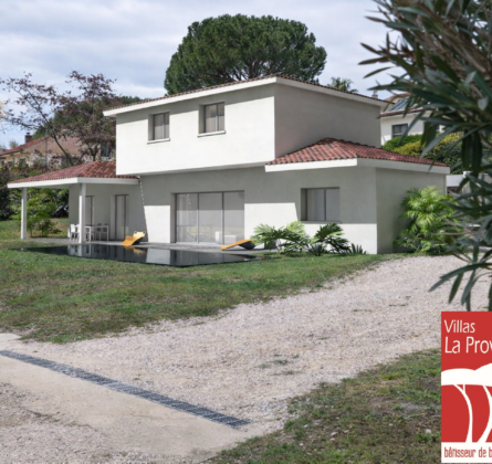 TERRAIN + VILLA D&rsquo;ARCHITECTE  « AUX PORTES D&rsquo;AIX EN PROVENCE » - constrcuteur de maison - Villas la Provençale