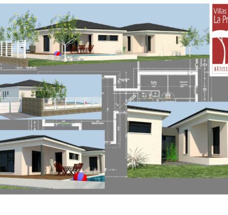 TERRAIN + VILLA D’ARCHITECTE  « AUX PORTES D’AIX EN PROVENCE » - constrcuteur de maison - Villas la Provençale