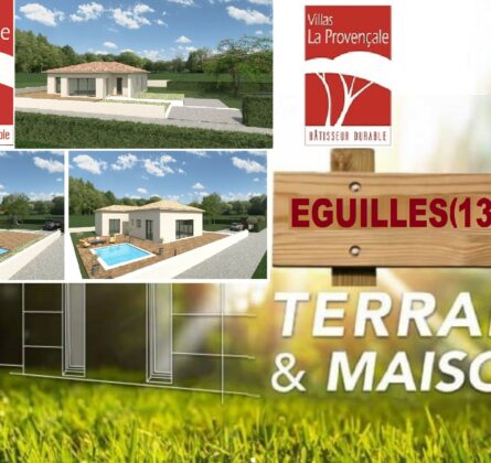 TERRAIN + VILLA D&rsquo;ARCHITECTE  « AUX PORTES D&rsquo;AIX EN PROVENCE » - constrcuteur de maison - Villas la Provençale