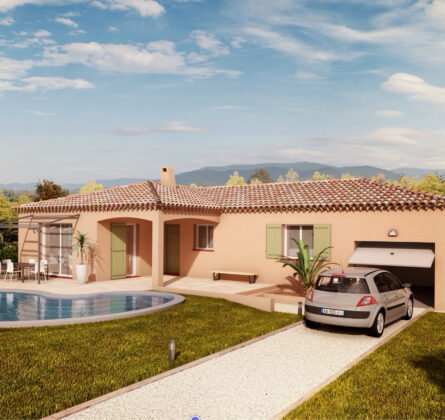 TERRAIN DE 1300 M2 EN PÉRIPHÉRIE DU VILLAGE - constrcuteur de maison - Villas la Provençale