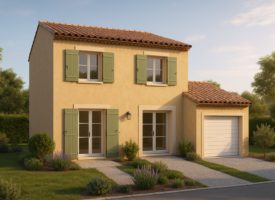 Maison neuve à Saint Etienne du Grès