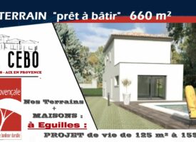 à 10 mn d’AIX , terrain prêt à construire.