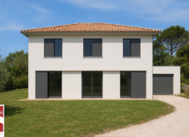 TERRAIN + VILLA D&rsquo;ARCHITECTE  « AUX PORTES D&rsquo;AIX EN PROVENCE »