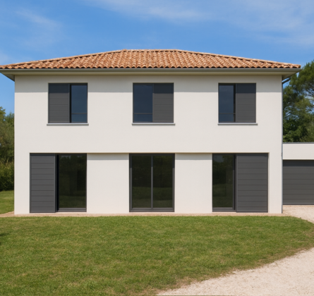 TERRAIN + VILLA D&rsquo;ARCHITECTE  « AUX PORTES D&rsquo;AIX EN PROVENCE » - constrcuteur de maison - Villas la Provençale