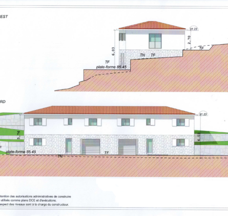 Projet de construction neuf 3000 m² de terrain - constrcuteur de maison - Villas la Provençale