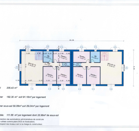 Projet de construction neuf 3000 m² de terrain - constrcuteur de maison - Villas la Provençale