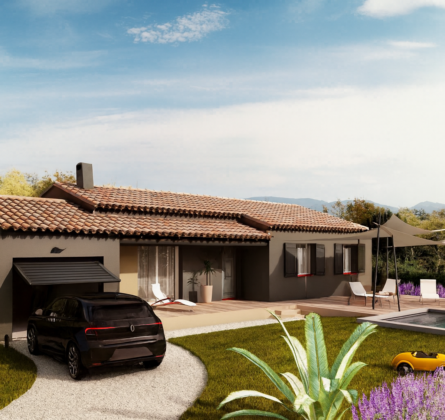 Projet de construction neuf sur EVENOS - constrcuteur de maison - Villas la Provençale