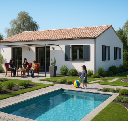 SUPERBE TERRAIN DANS UNE PETIT LOTISSMENT DE 4 LOTS - constrcuteur de maison - Villas la Provençale