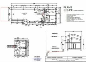 TERRAIN à bâtir 2200 M² permis de construire villa contemporaine 146 m² sdp