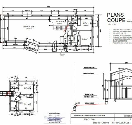 TERRAIN à bâtir 2200 M² permis de construire villa contemporaine 146 m² sdp - constrcuteur de maison - Villas la Provençale