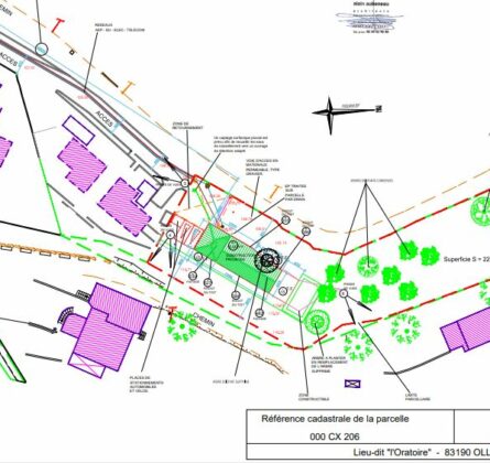 TERRAIN à bâtir 2200 M² permis de construire villa contemporaine 146 m² sdp - constrcuteur de maison - Villas la Provençale
