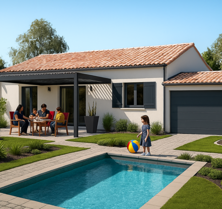 MAISON 80 M2 PROCHE CENTRE VILLAGE - constrcuteur de maison - Villas la Provençale