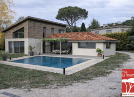TERRAIN + VILLA D&rsquo;ARCHITECTE  « AUX PORTES D&rsquo;AIX EN PROVENCE »
