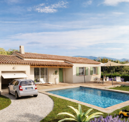 Terrain constructible 900m² - constrcuteur de maison - Villas la Provençale