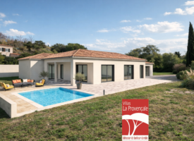 TERRAIN + VILLA D&rsquo;ARCHITECTE  « AUX PORTES D&rsquo;AIX EN PROVENCE »