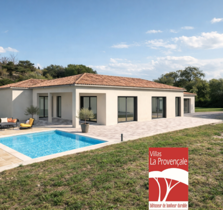 TERRAIN + VILLA D’ARCHITECTE « AUX PORTES D’AIX EN PROVENCE » - constrcuteur de maison - Villas la Provençale