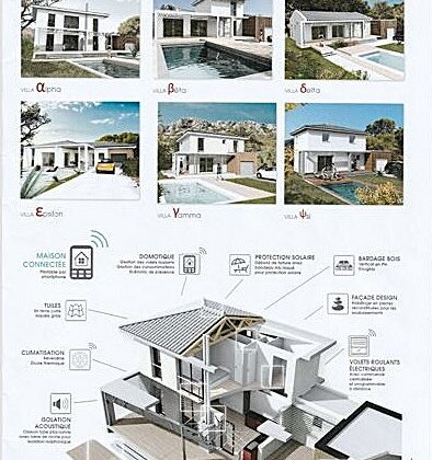 TERRAIN à bâtir quartier résidentiel 503 m² PROJET VILLA sur mesure - constrcuteur de maison - Villas la Provençale