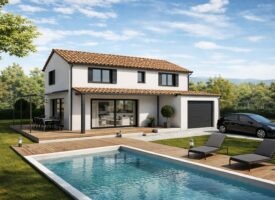 Maison neuve de 94 m² à étage proche centre ville de Vers Pont du Gard