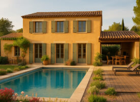 Maison neuve à Aureille