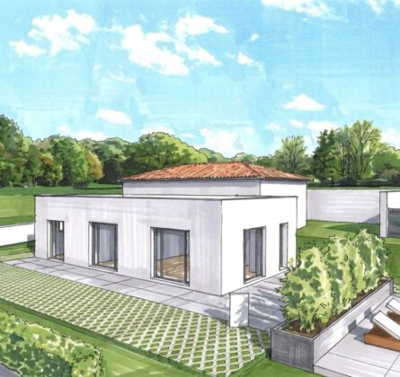 TERRAIN + VILLA D&rsquo;ARCHITECTE  « AUX PORTES D&rsquo;AIX EN PROVENCE » - constrcuteur de maison - Villas la Provençale