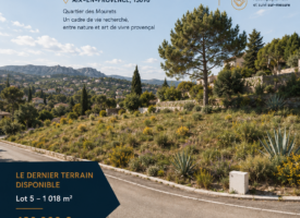 Aix-en-Provence – Une opportunité rare pour construire la villa de vos rêves