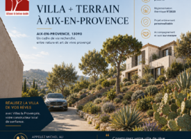 Aix-en-Provence – Une opportunité rare pour construire la villa de vos rêves
