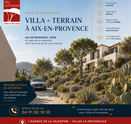 Aix-en-Provence – Une opportunité rare pour construire la villa de vos rêves - constrcuteur de maison - Villas la Provençale