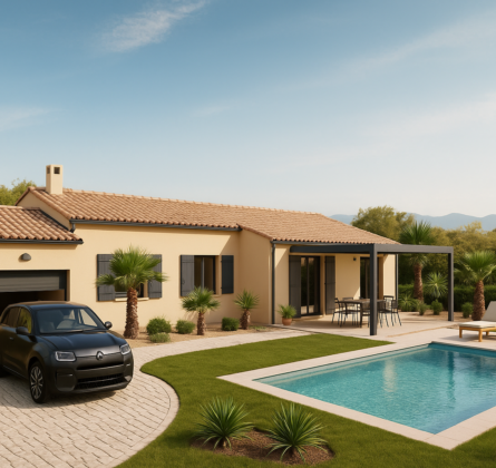 SUPERBE TERRAIN VIABILISE DANS UN PETIT LOTISSEMENT - constrcuteur de maison - Villas la Provençale