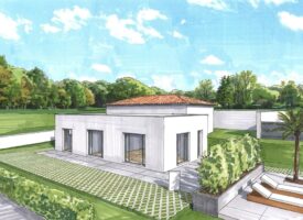 TERRAIN + VILLA D&rsquo;ARCHITECTE  « AUX PORTES D&rsquo;AIX EN PROVENCE »