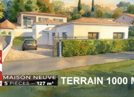 TERRAIN + VILLA D’ARCHITECTE « AUX PORTES D’AIX EN PROVENCE »