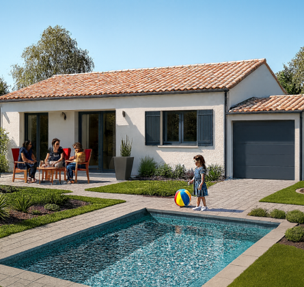 SUPERBE TERRAIN VIABILISE DANS UN PETIT LOTISSEMENT - constrcuteur de maison - Villas la Provençale