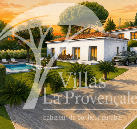 TERRAIN DE PRESTIGE – En Exclusivité- « Aux portes d&rsquo;AIX » vue dégagée - constrcuteur de maison - Villas la Provençale
