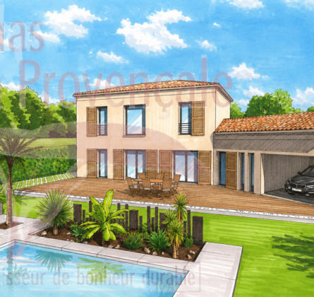 TERRAIN DE PRESTIGE – En Exclusivité- « Aux portes d&rsquo;AIX » vue dégagée - constrcuteur de maison - Villas la Provençale