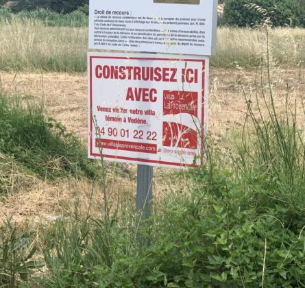 Mazan terrain a bâtir - constrcuteur de maison - Villas la Provençale