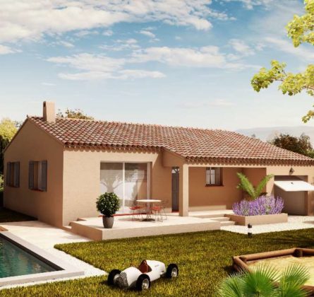 Maison de 90 m² + terrain de 396 m² - constrcuteur de maison - Villas la Provençale