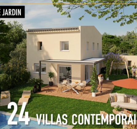 Maison d’ARCHITECTE spacieuse avec 4 chambres - constrcuteur de maison - Villas la Provençale