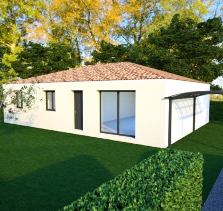 Villa de plain pied 3 chambres - constrcuteur de maison - Villas la Provençale