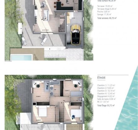 GAMMA 100M² senas - constrcuteur de maison - Villas la Provençale